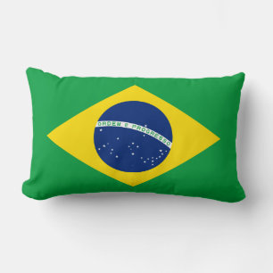 Flag of Brazil Lumbar Cushion