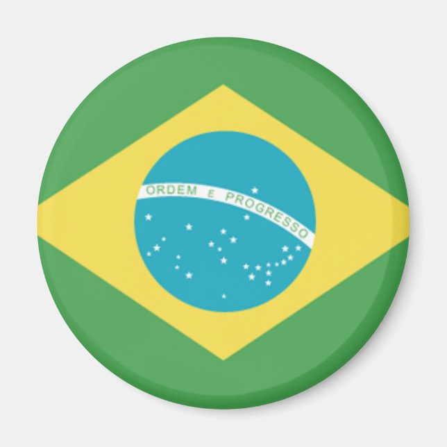 Flag of Brazil Magnet (Front)