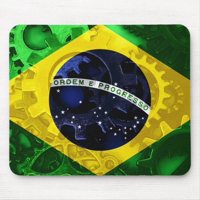 Flag of Brazil Mouse Pad (Front)