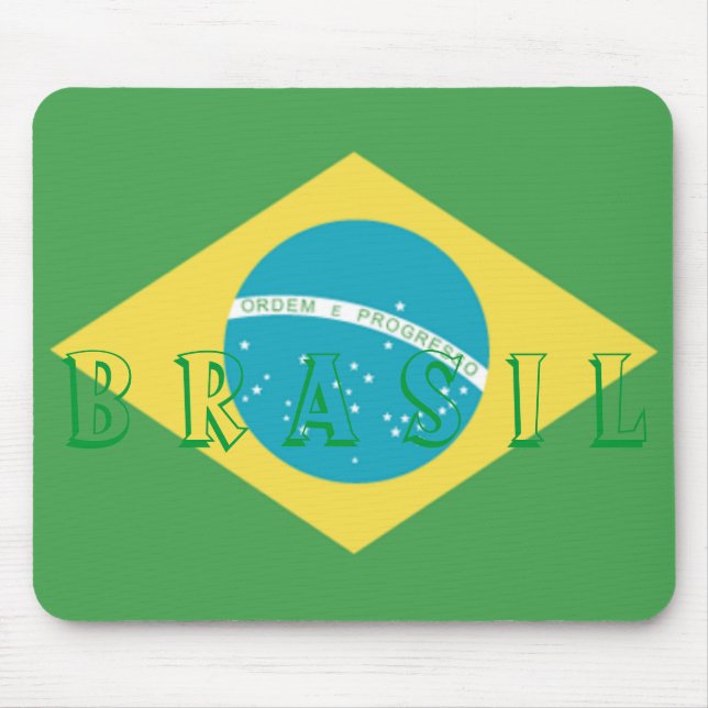 Flag of Brazil Mouse Pad (Front)