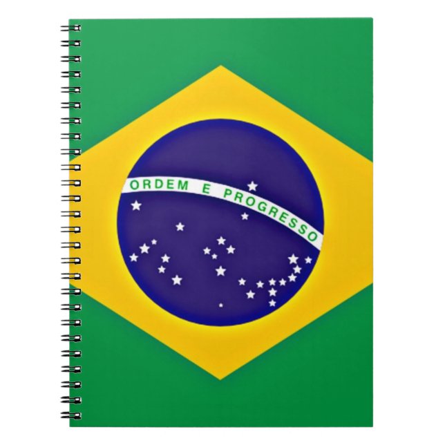 Flag of Brazil Notebook (Front)