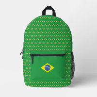 Flag of Brazil Pattern | Mochila Bandeira Brasil |