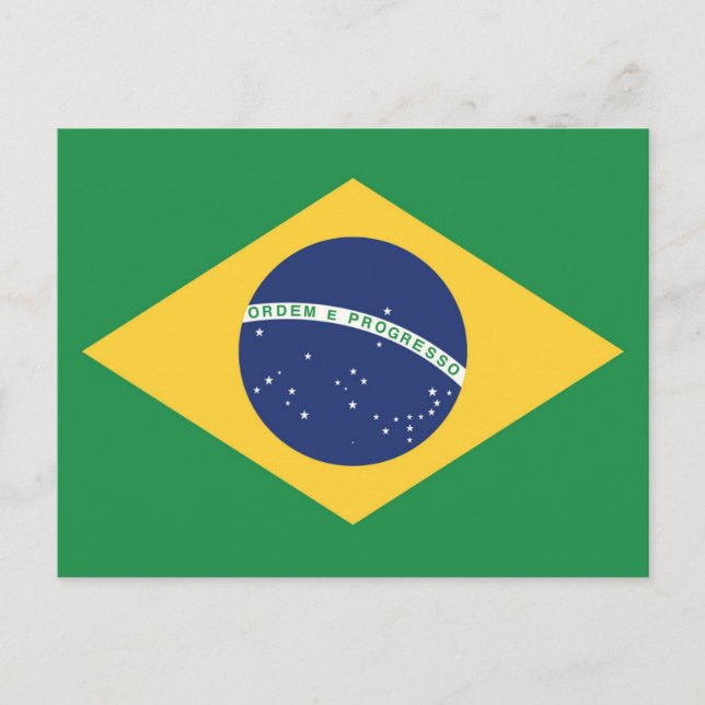 Flag of Brazil Postcard (Front)
