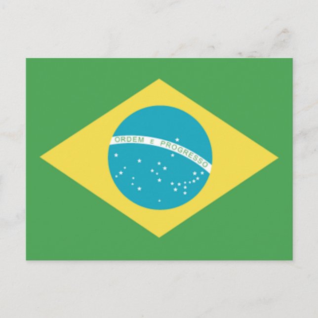 Flag of Brazil Postcard (Front)