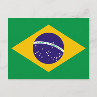 Flag of Brazil Postcard