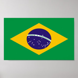 Flag of Brazil Poster