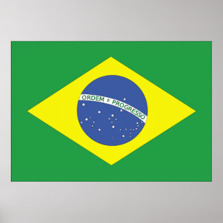 Flag of Brazil Poster