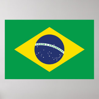 Flag of Brazil Poster