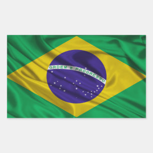 Flag of Brazil Rectangular Sticker