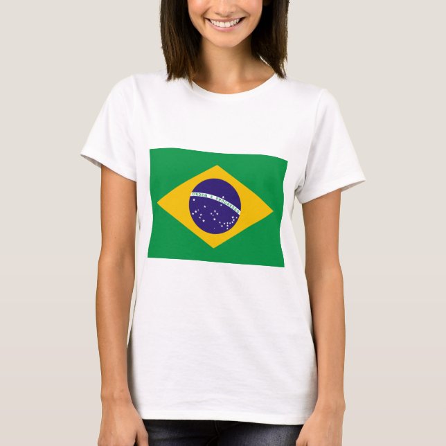 Flag of Brazil T-Shirt (Front)