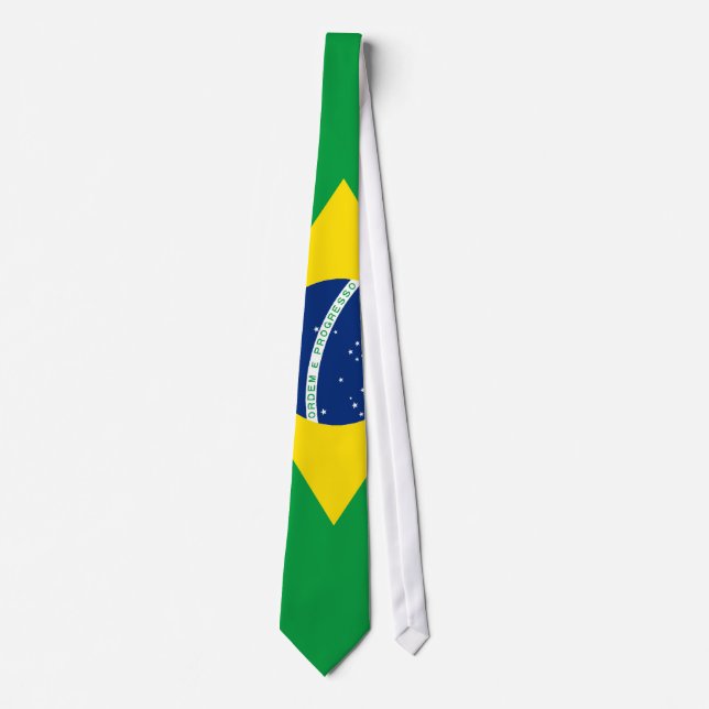 Flag of Brazil Tie (Front)