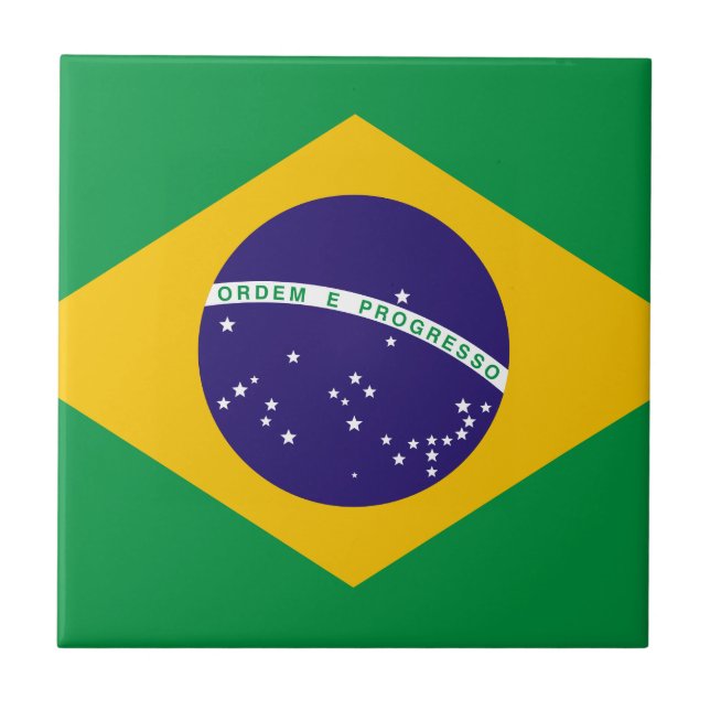 Flag of Brazil Tile (Front)
