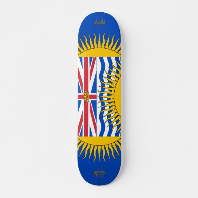Flag of British Columbia - CND Skateboard (Front)