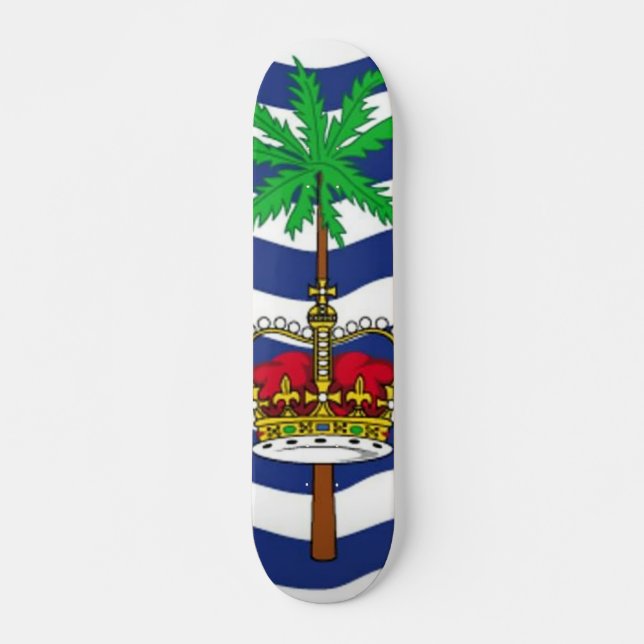 Flag of British Indian Ocean Territory Skateboard (Front)