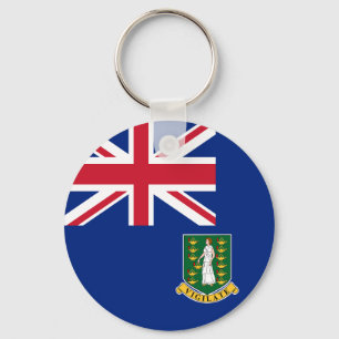 Flag of British Virgin Islands Key Ring