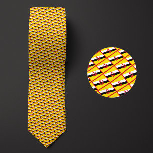 Flag of Brunei Pattern Tie