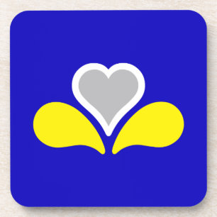 Flag of Brussels, Belgium Drink Coaster