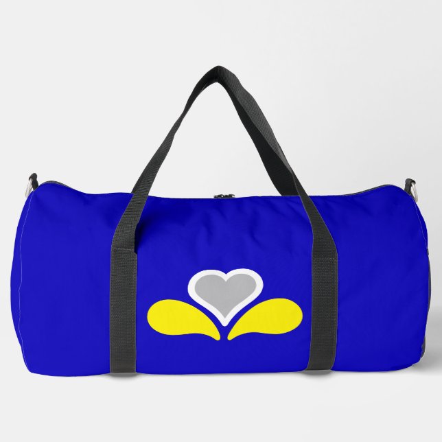 Flag of Brussels, Belgium  Duffle Bag (Front)