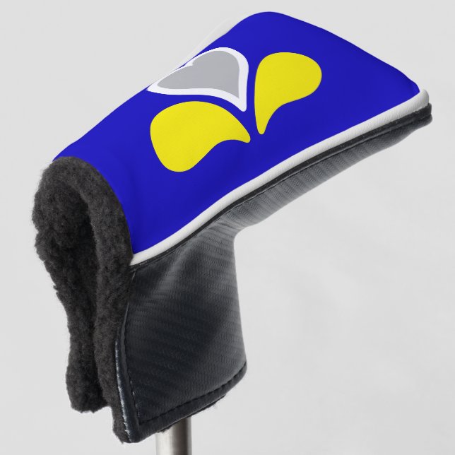 Flag of Brussels, Belgium Golf Head Cover (3/4 Front)