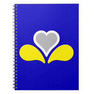 Flag of Brussels, Belgium Notebook
