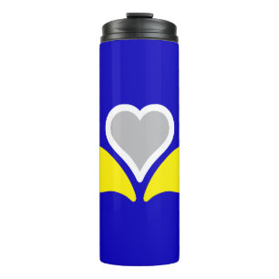 Flag of Brussels, Belgium Thermal Tumbler
