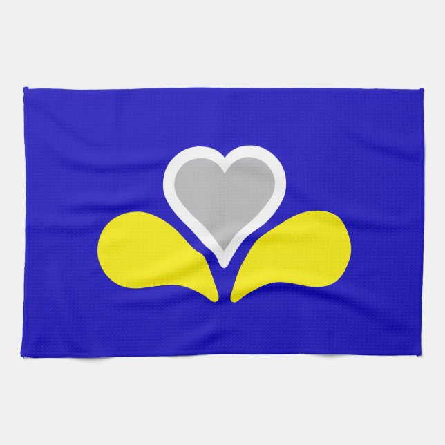 Flag of Brussels, Belgium Towel (Horizontal)