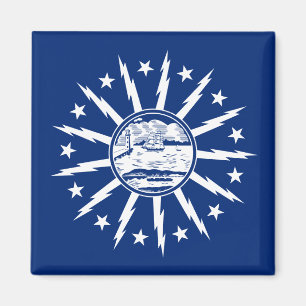 Flag of Buffalo (City in New York State) Magnet
