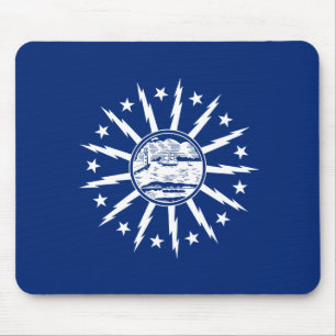 Flag of Buffalo (City in New York State) Mouse Pad