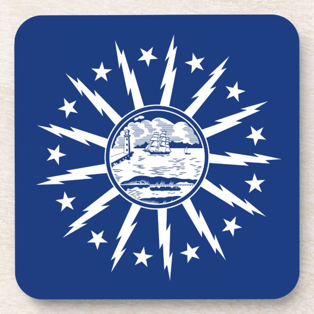 Flag of Buffalo, New York Coaster (Front)