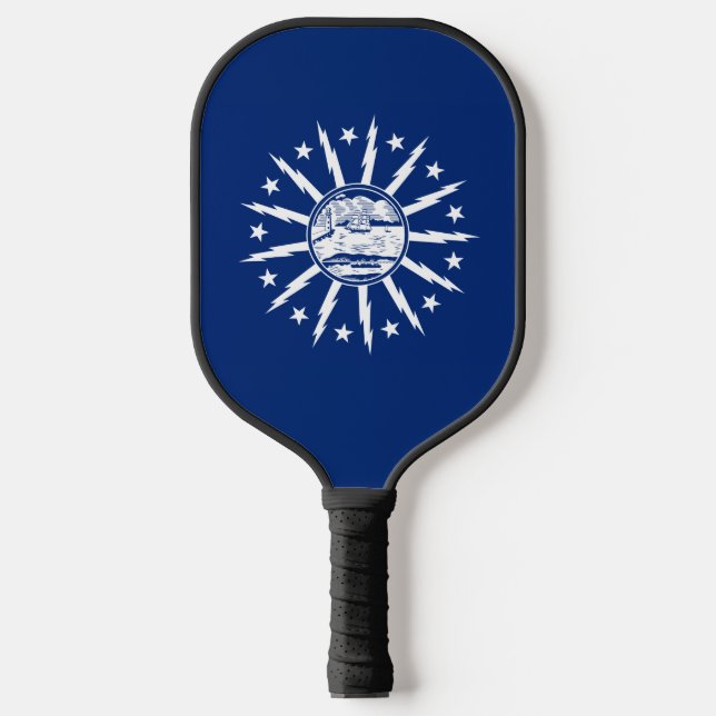 Flag of Buffalo, New York Pickleball Paddle (Front)