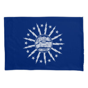 Flag of Buffalo, New York Pillow Case