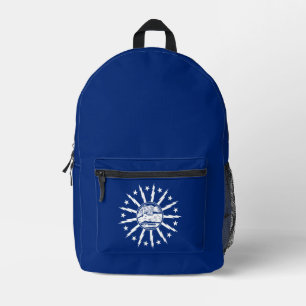 Flag of Buffalo, New York Printed Backpack