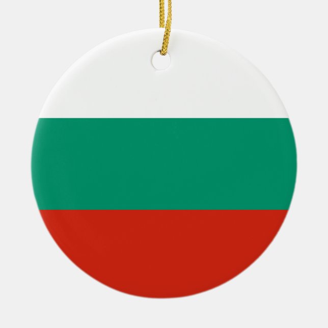 Flag of Bulgaria Ceramic Ornament (Front)