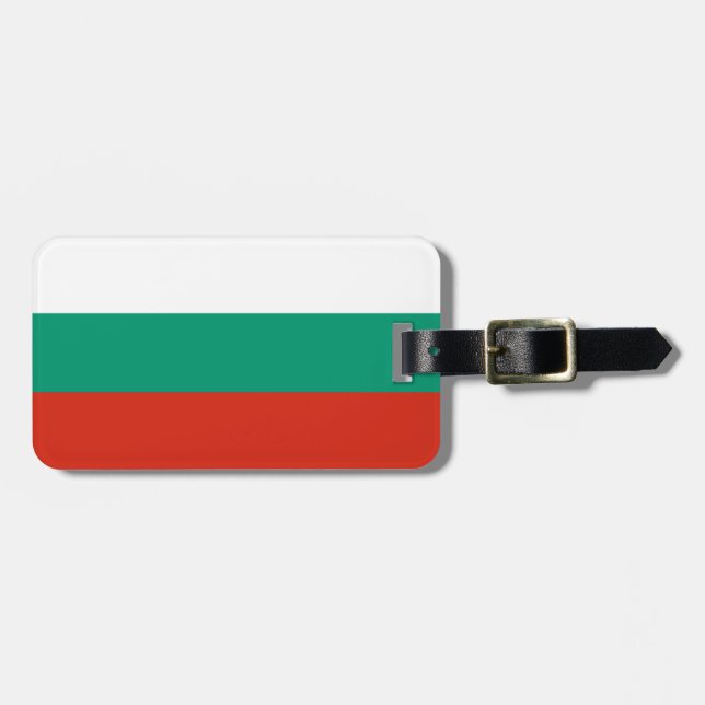 Flag of Bulgaria Luggage Tag (Front Horizontal)