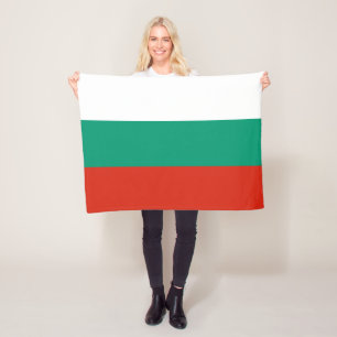 Flag of Bulgaria or Bulgarian small Fleece Blanket