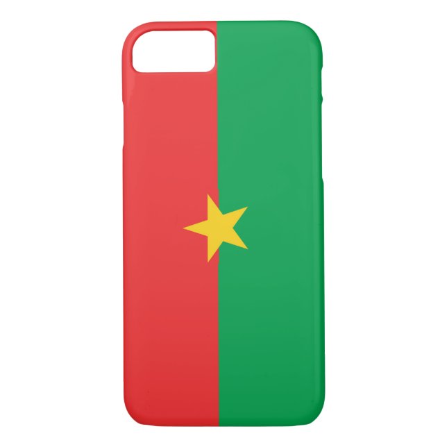 Flag of Burkina Faso Case-Mate iPhone Case (Back)