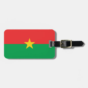 Flag of Burkina Faso Easy ID Personal Luggage Tag