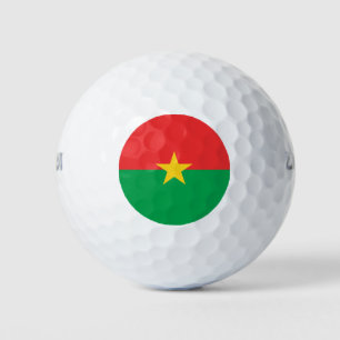 Flag of Burkina Faso Golf Balls