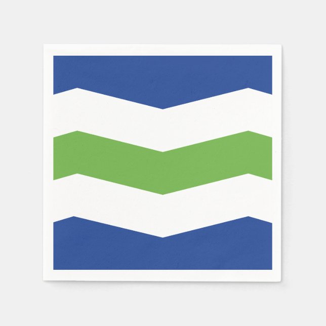 Flag of Burlington, Vermont Napkin (Front)