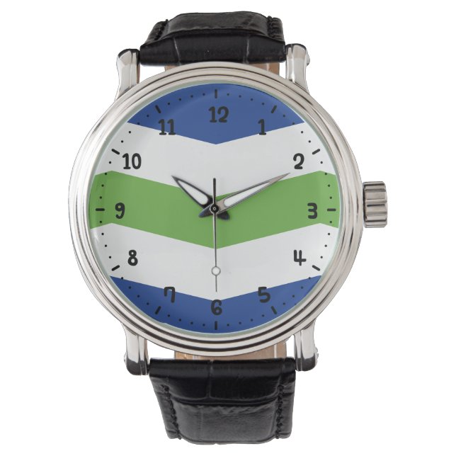 Flag of Burlington, Vermont Watch (Front)