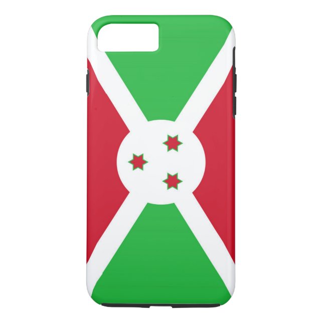 Flag of Burundi Case-Mate iPhone Case (Back)