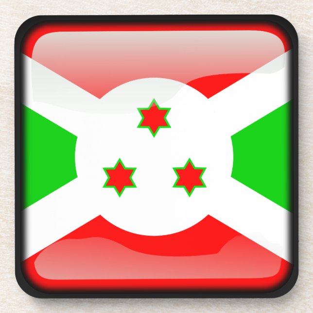 Flag of Burundi Coaster (Front)