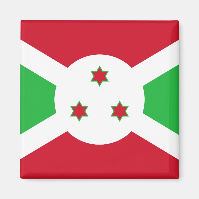 Flag of Burundi Magnet (Front)