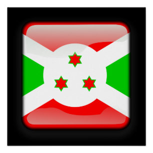 Flag of Burundi Poster