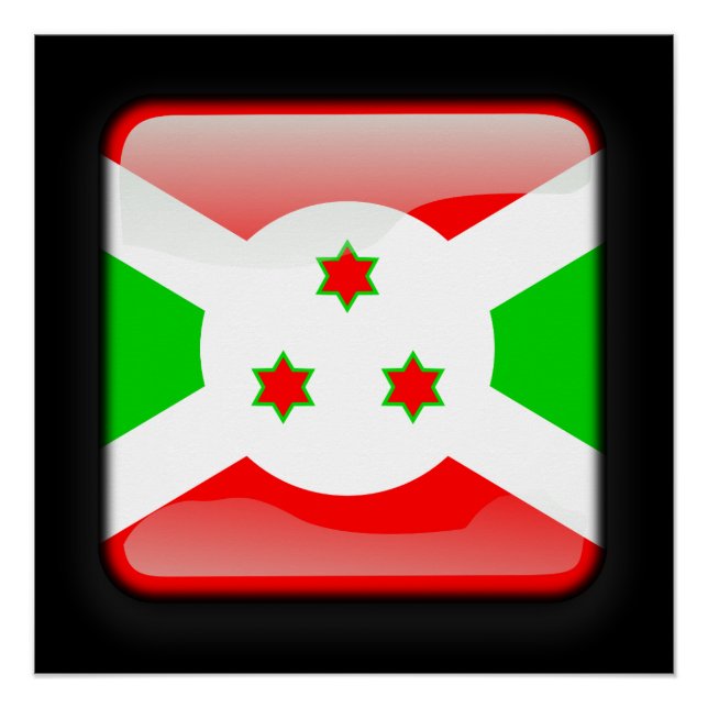 Flag of Burundi Poster (Front)
