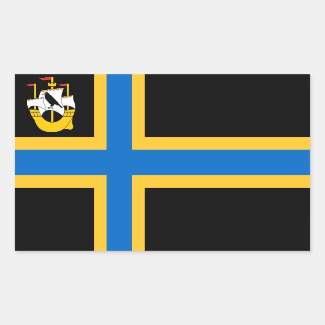 Flag of Caithness Rectangular Sticker (Front)