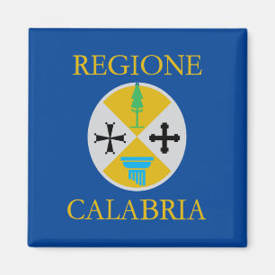 Flag of Calabria (Italy)  Magnet
