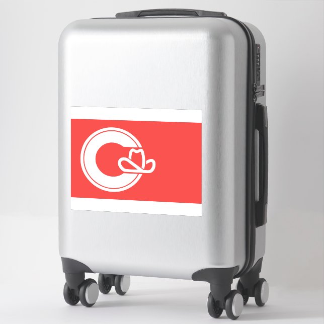 Flag of Calgary, Alberta (Suitcase)
