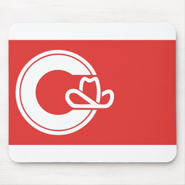 Flag of Calgary, Alberta Mouse Pad (Front)