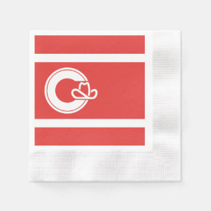 Flag of Calgary, Alberta Napkins